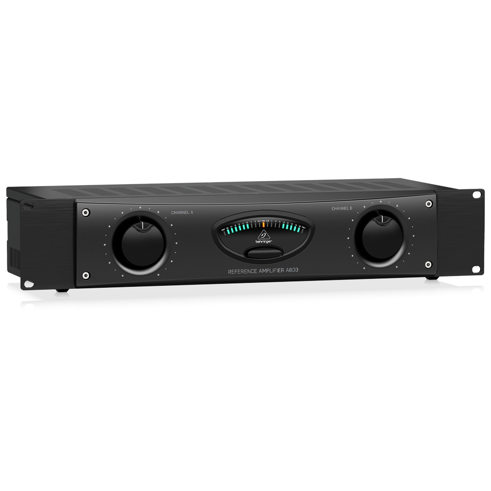 Amplificateur Professionnel Behringer A800 - 800W Classe D, 2x400W 4 Ohms - Pour Studio, Hi-fi, Live